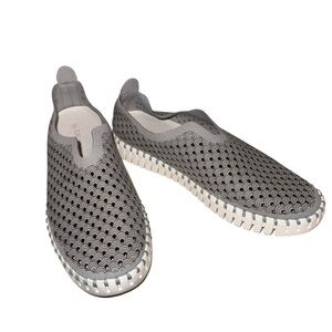 Ilse JacobsonTulip 139 Slip On Loafers Grey Sz 36